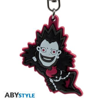 DEATH NOTE - Schlüsselanhänger "Ryuk"  Ein Gott des Todes! Geben Sie ihm einen Apfel, um einen Gefallen von einem Shinigami auf diesem niedlichen Death Note Schlüsselanhänger von ABYstyle zu erhalten!